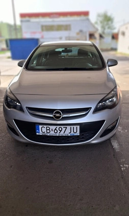 Opel Astra cena 35500 przebieg: 107780, rok produkcji 2014 z Bydgoszcz małe 106